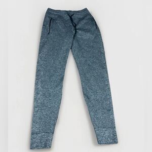 Lululemon Engineered Warmth Joggers Blue Heathered Wool Blend Pants Size 2